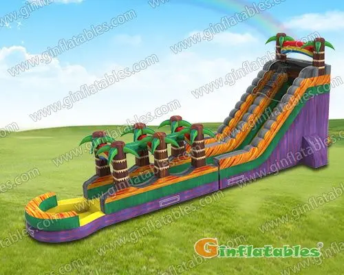 Jungle water slide n slip