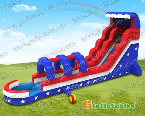 19.5ftH America water slide n slip