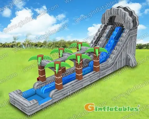 Waterfall water slide n slip