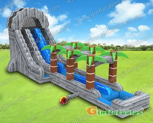Waterfall water slide n slip