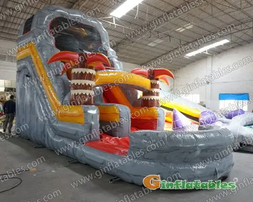 Inflatable water slide