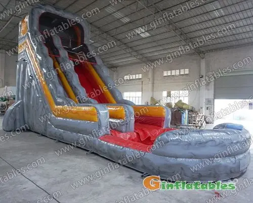 Inflatable water slide