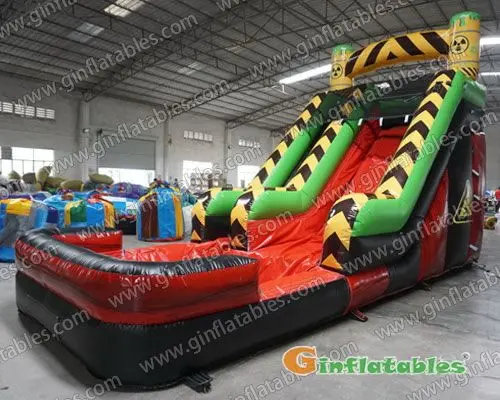 Toxic water slide