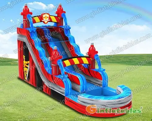 Fire hydrant water slide