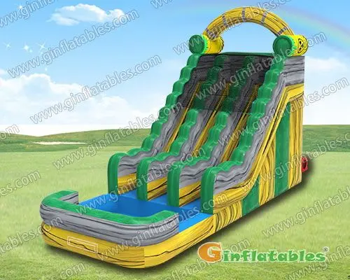 Nuclear toxic double lane water slide