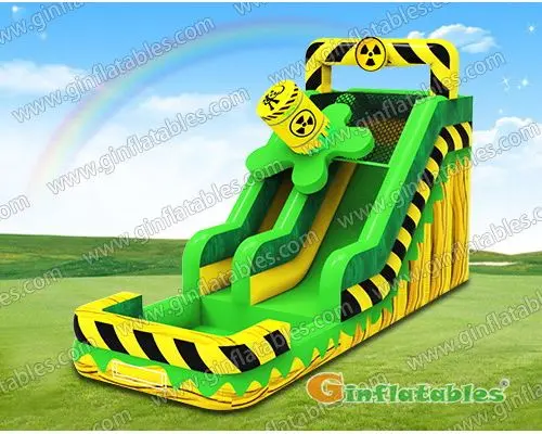 Nuclear toxic water slide inflatable