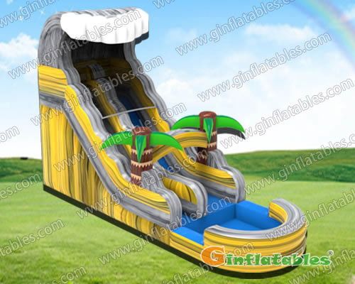 Palm trees water slide Palm trees water slide