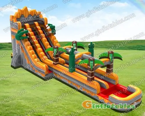 T-rex dual lane water slide n slip