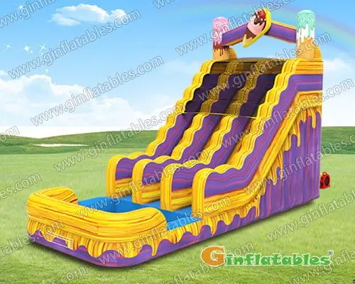 Ice cream dual lane slide