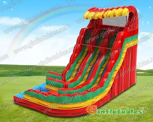 Fire dual water slide