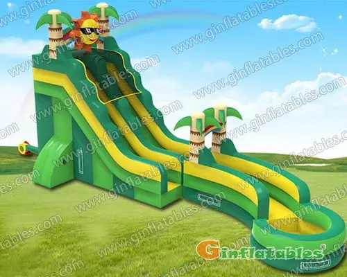 Sunshine curved water slide