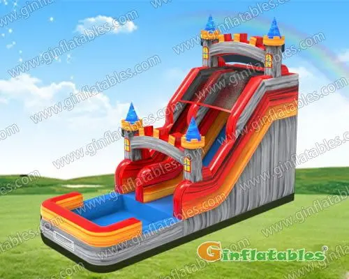 19' Castle Water Slide