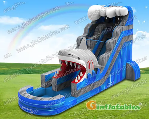 20 ft Shark escape water slide