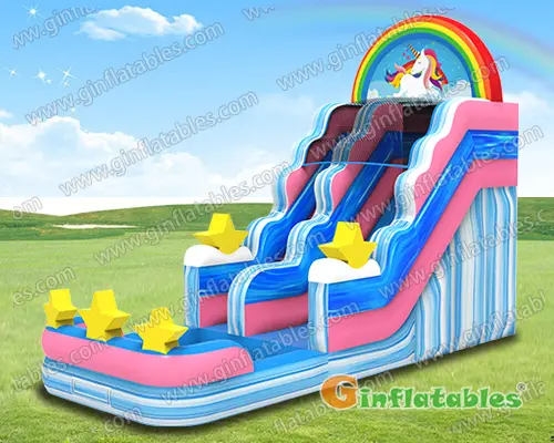 Unicorn water slide