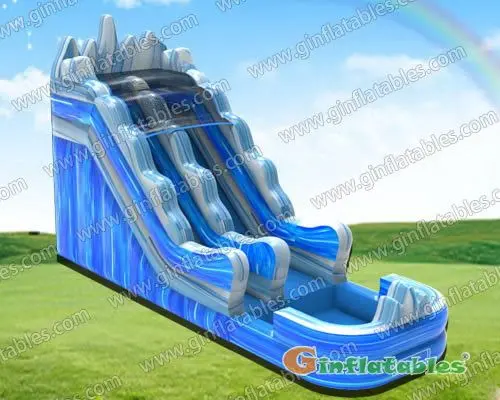 Glacier water slide