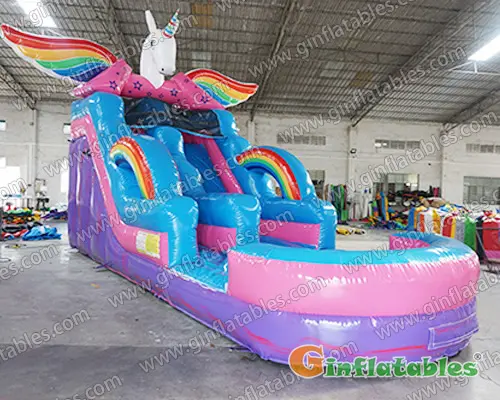 Unicorn water slide