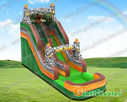 Dino water slide