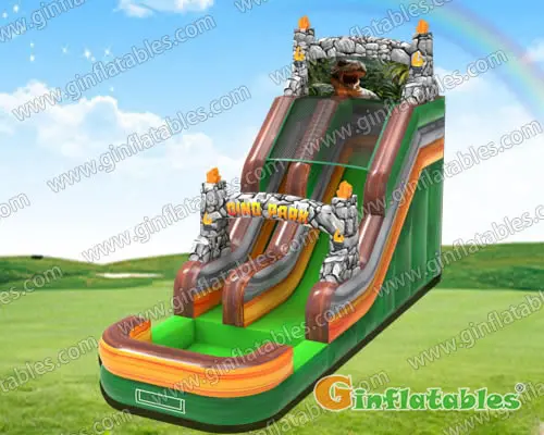 Dino water slide