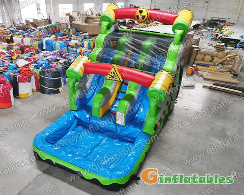 Toxic dual water slide