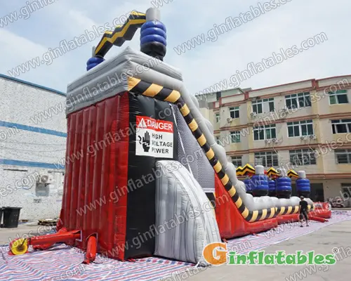 High voltage water slide n slip