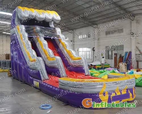 17.5 ft High Inflatable blaze water slide