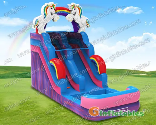 16 FT Unicorn water slide