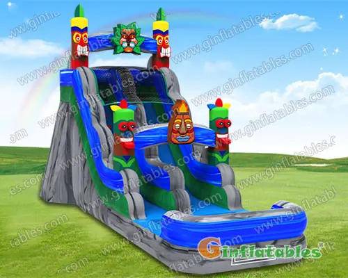 Tiki water slide