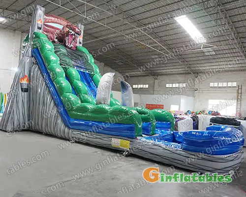 22ft Dinosaur water slide