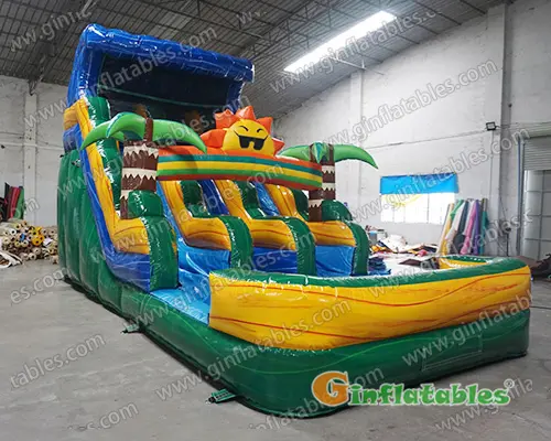 Mr. Sun dual lane water slide