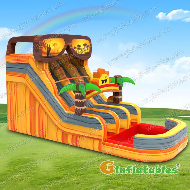 Hello summer dual water slide