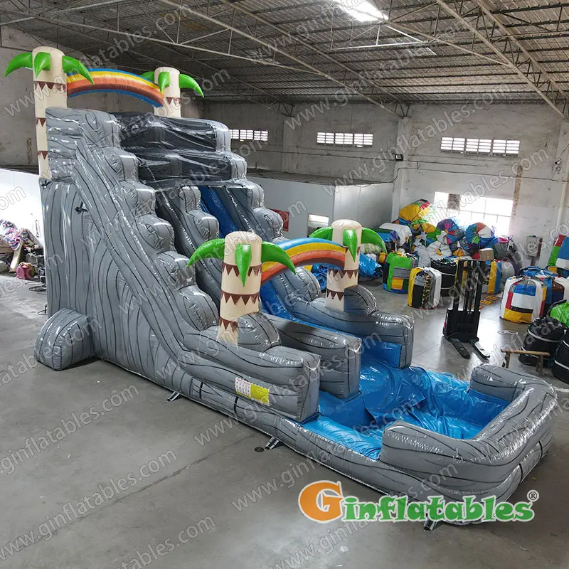 Jungle water slides