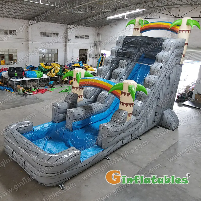 Jungle water slides