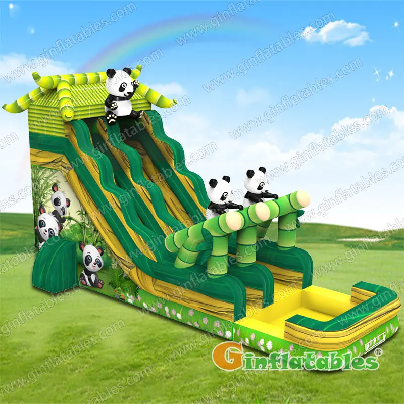 Panda water slide 