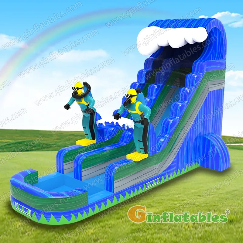  Diver water slide
