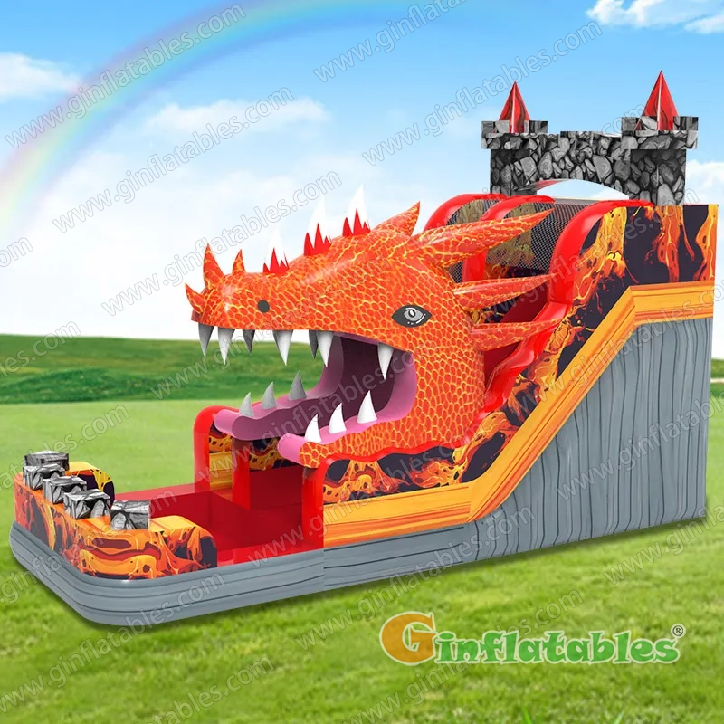 19ft Dragon Shape Inflatable Water Slide