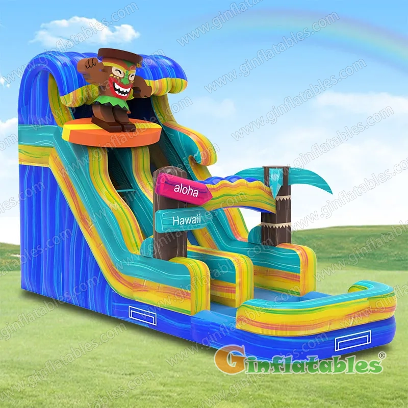 Hawaii water slide