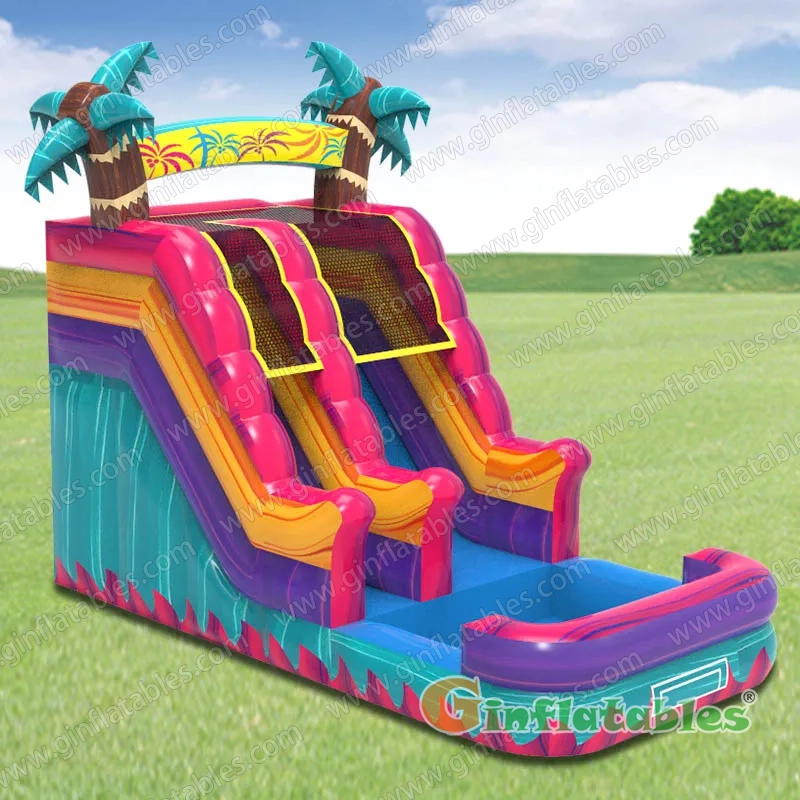 Island Flow Palms Water Slide 