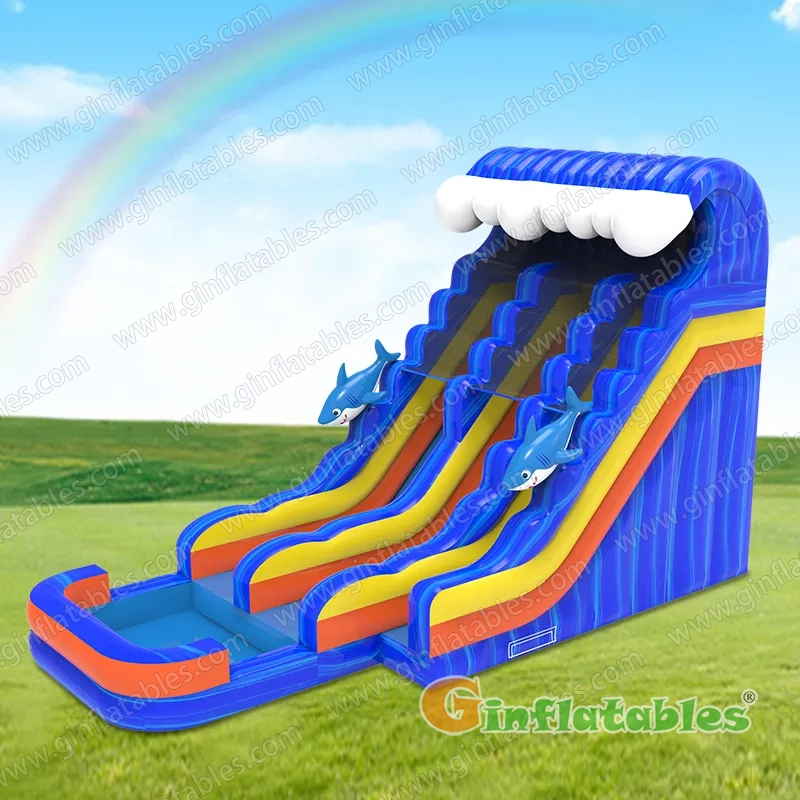 Shark Wave Water Slide