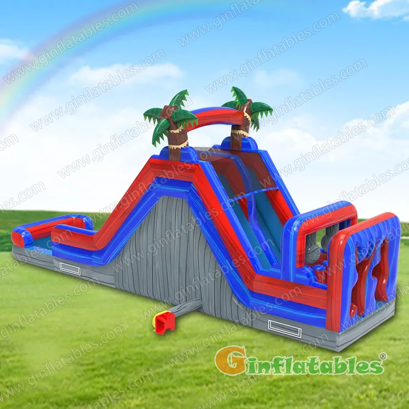 Red and Blue Obstacle Slide