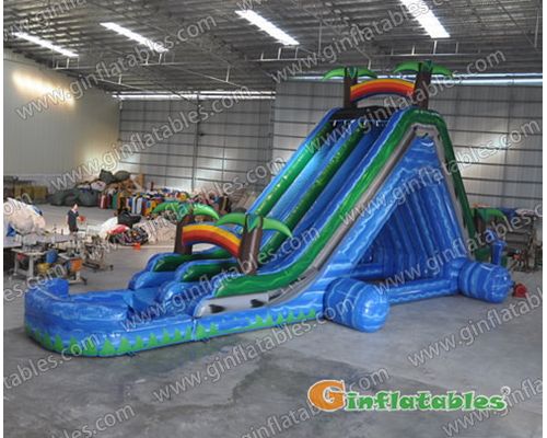 Jungle water slide