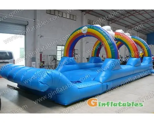 Inflatable Rainbow N Dip Slide