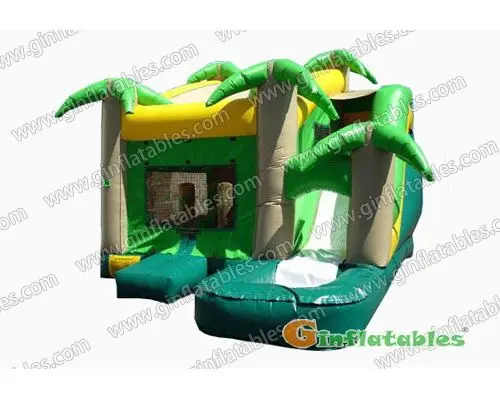 Jungle Water Slide House Combo