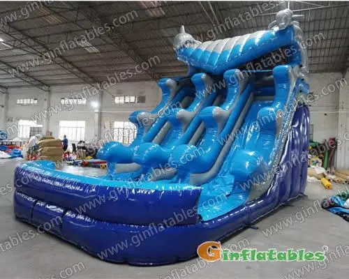 Dolphin wave water slide