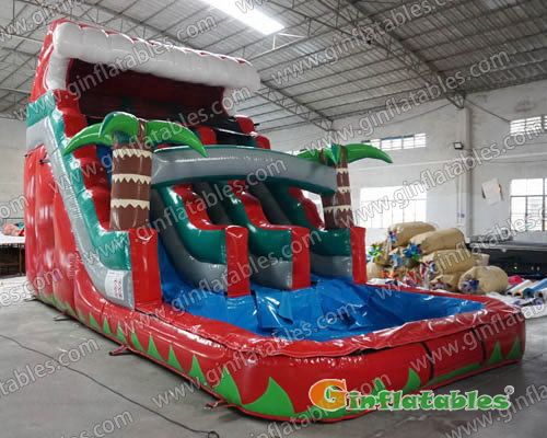 Red wave water slide Red wave water slide