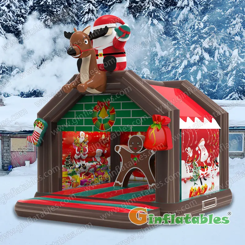 Christmas bounce house 