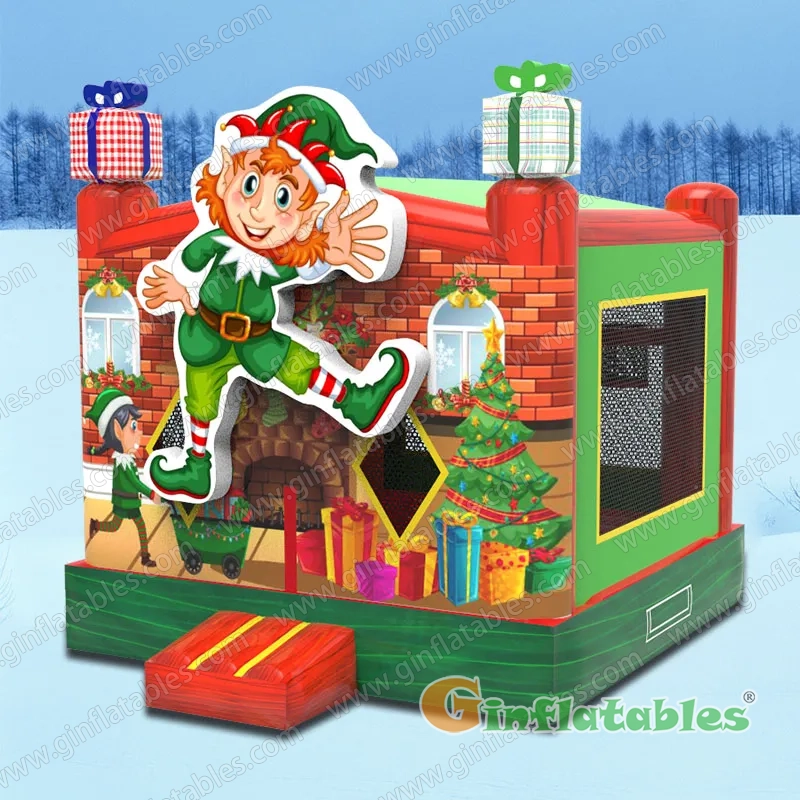 Christmas Elf bounce house 