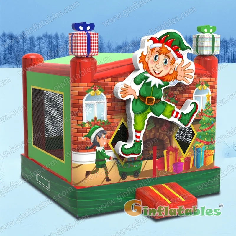 Christmas Elf bounce house 