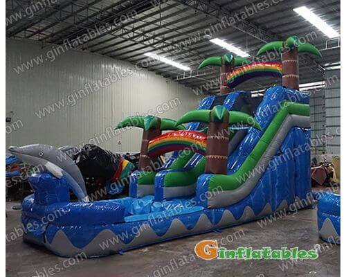 jungle water slide inflatables