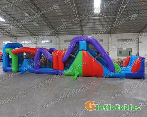YARD/Water inflatable obstacle courses bounce house for kids and adults ...