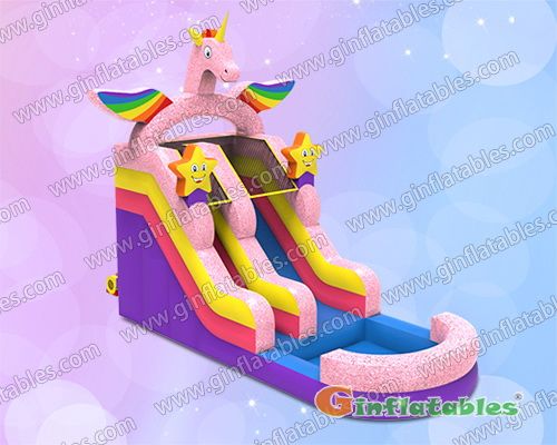 Unicorn water slide Unicorn water slide